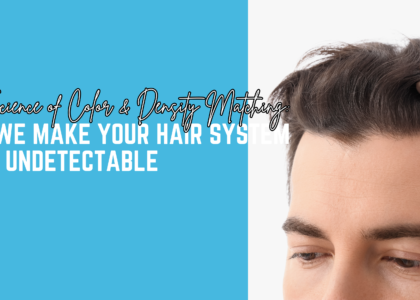 The Science of Color & Density Matching: How We Make Your Hair System 100% Undetectable